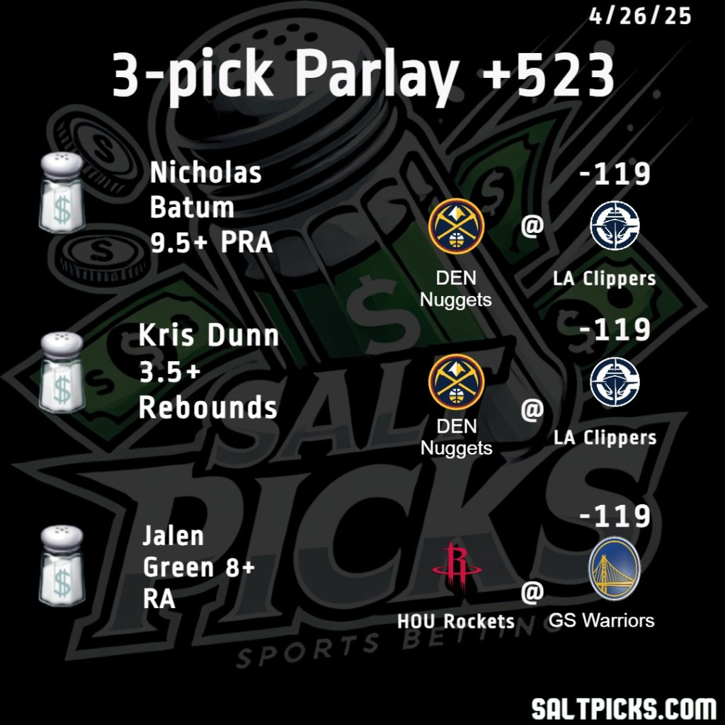 NBA playoffs 4/26/25